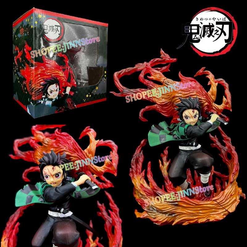 JINN Gk Flame Kamado Tanjirou Action Figure Anime Demon Slayer Ghost