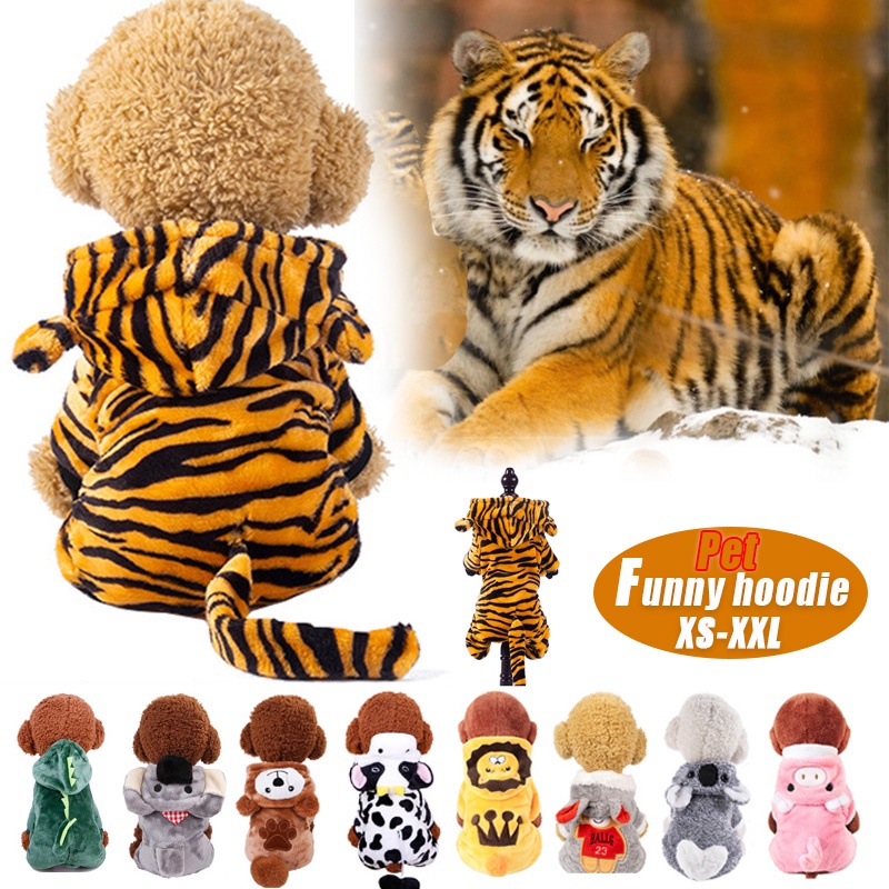 Dog Clothes Four Legs Transformed Flannel Puppy Clothes Male Dog