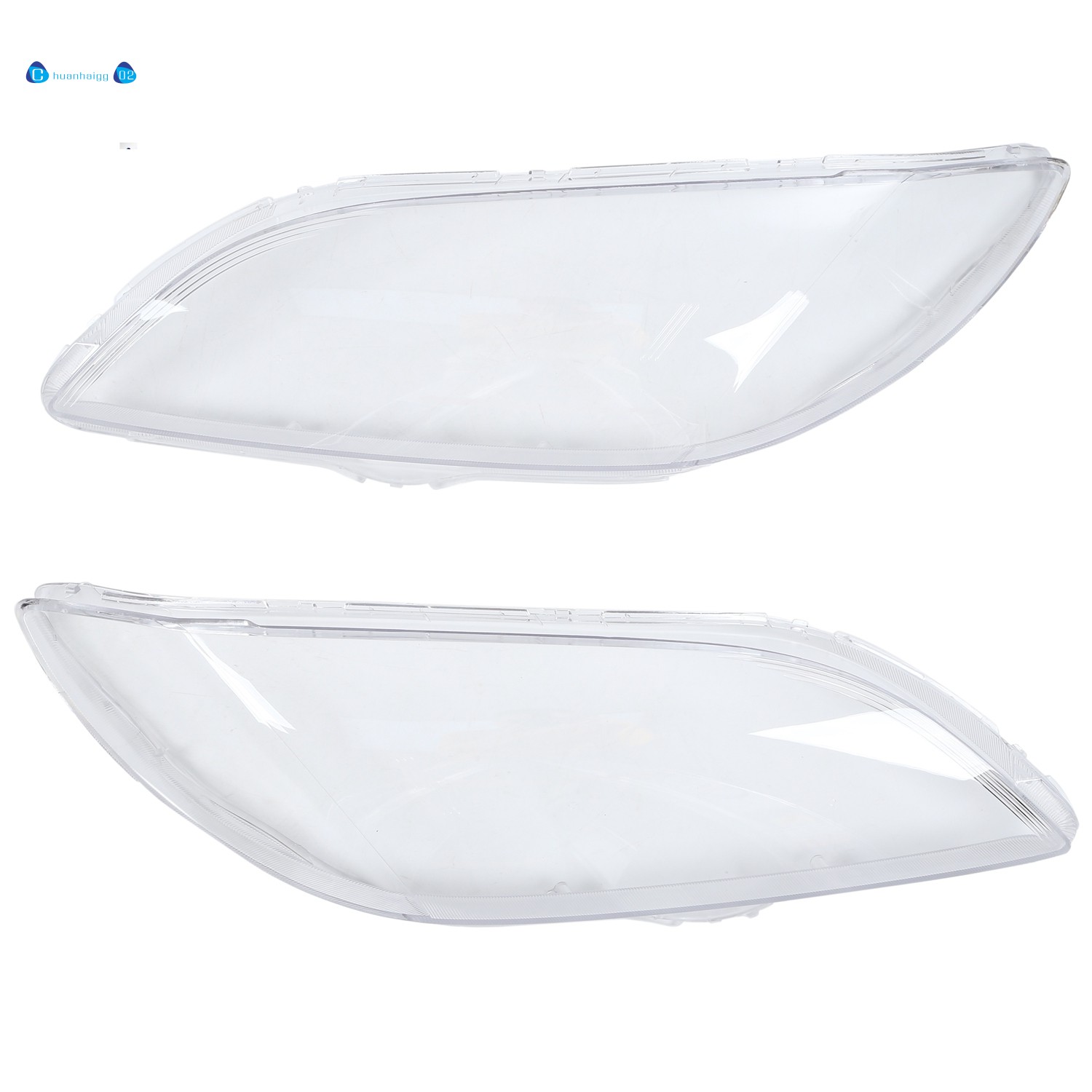 ☆1 Pair Car Left & Right Front Headlight Cover Waterproof Clear