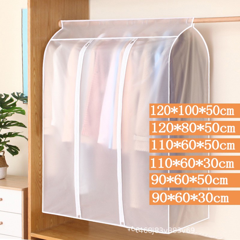 Wardrobe Plastic Clothes Cover Rack Hanging Cover Cloth Hanger Cover