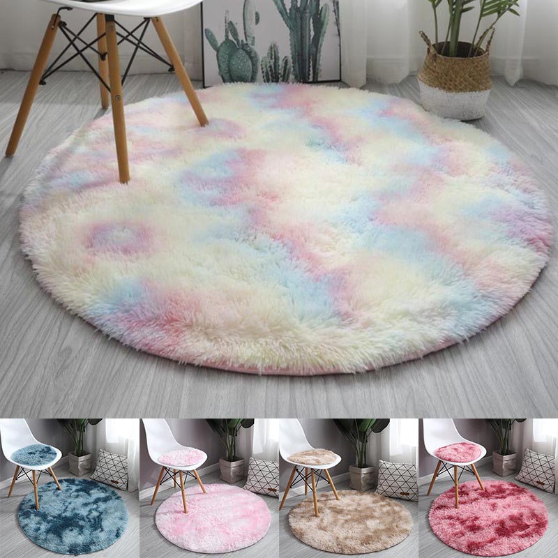 Carpets Rug Shaggy For Bedroom Long Plush Faux Fur Home Decoration