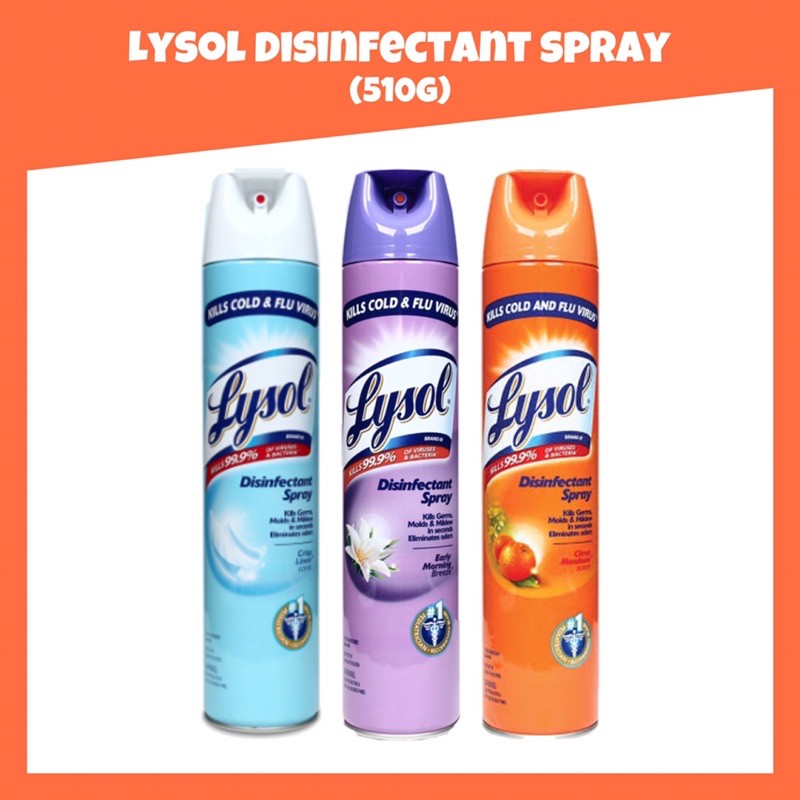Lysol Disinfectant Spray (510g) Shopee Philippines