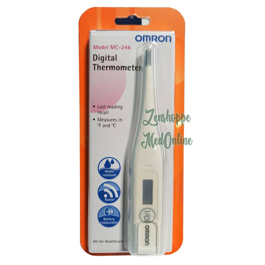 OMRON Digital Thermometer (MC246) Shopee Philippines