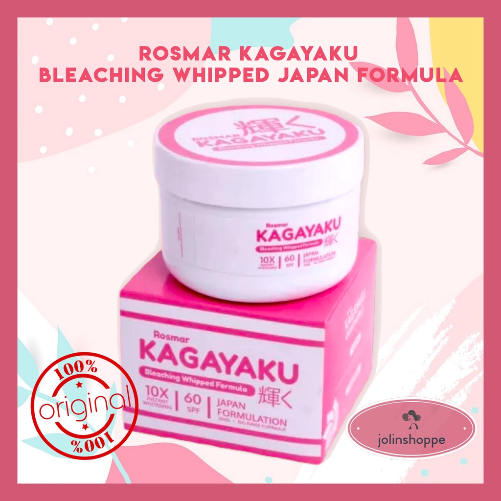ORIGINAL ROSMAR KAGAYAKU BLEACHING WHIPPED CREAM JAPAN FORMULA (300g