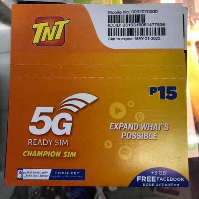 TNT 5G Prepaid Sim Cards Shopee Philippines