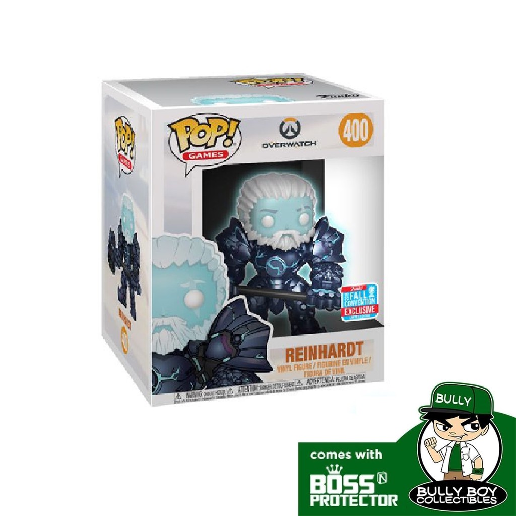 Funko POP! Games Overwatch Reinhardt GITD 6 Inch 400 (FCE 2018