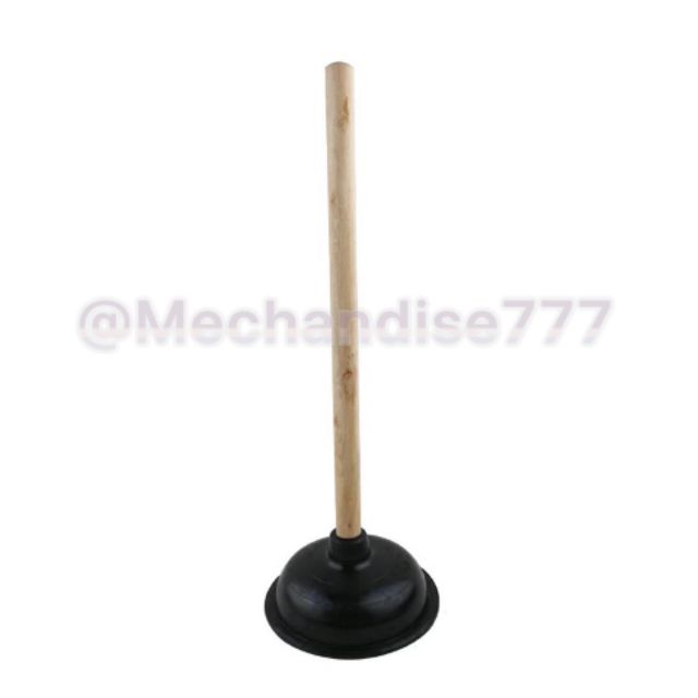 RUBBER TOILET PUMP WOOD HANDLE Shopee Philippines