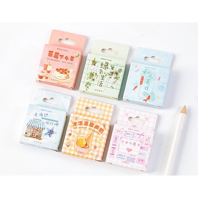 45pcs/box Assorted sticker box Collection Seven Shopee Philippines