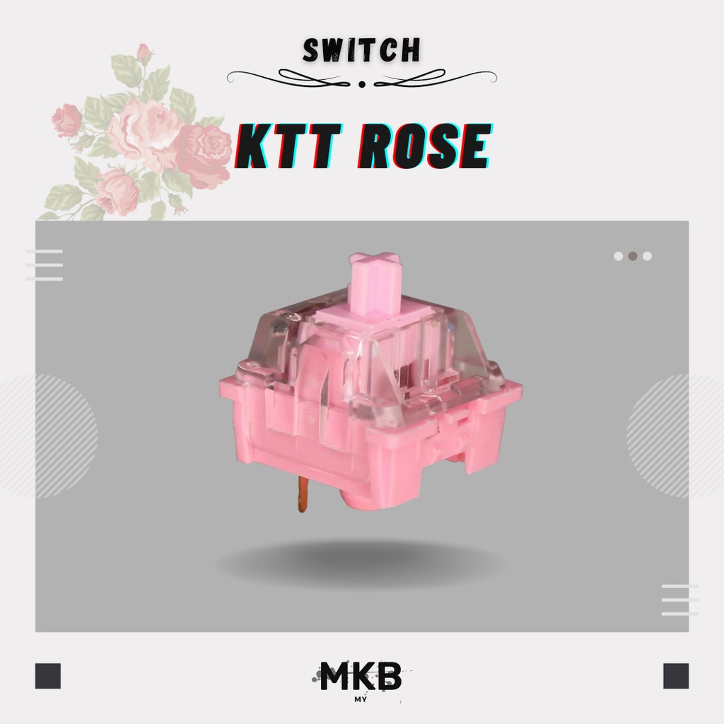 KTT Rose Linear Switches Switch for Mechanical or Gaming Keyboards Linear Shopee Philippines