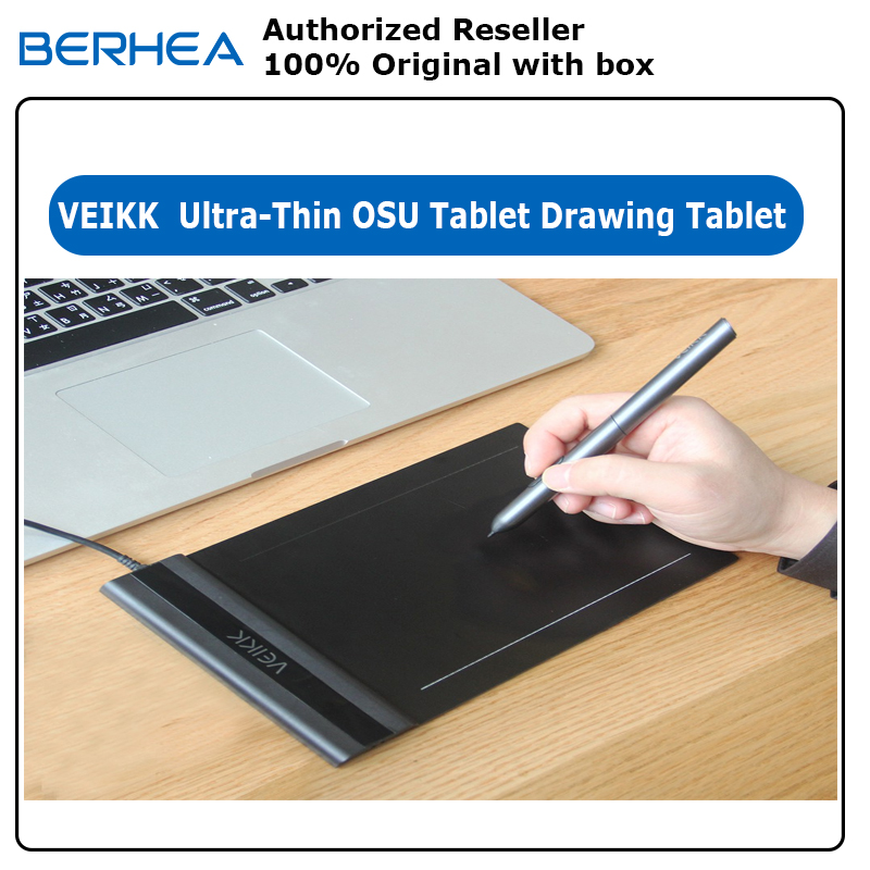 (VEIKK Official store)VEIKK S640 6x4 inch UltraThin OSU Tablet Drawing Tablet Online teaching