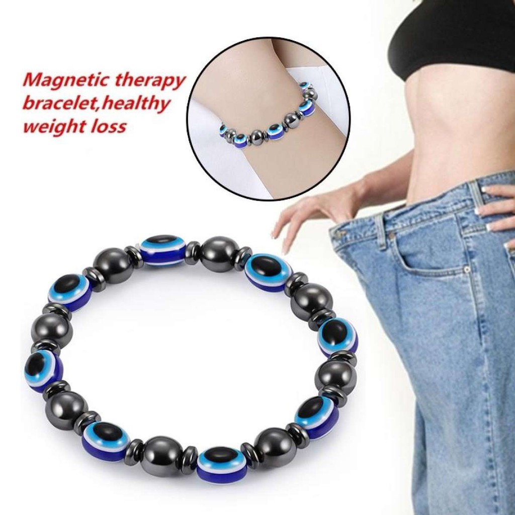 Beaded Bracelet Slimming Bracelet Fashion Black Relieve Stress