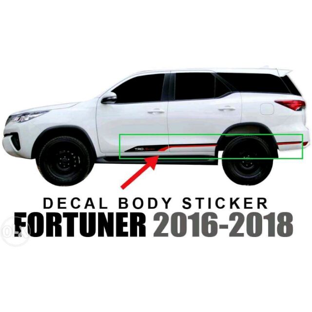 Toyota Fortuner Decals