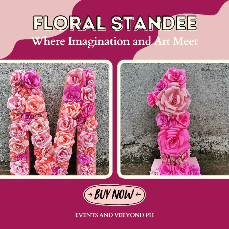LETTER STANDEE/FLORAL STANDEE Shopee Philippines
