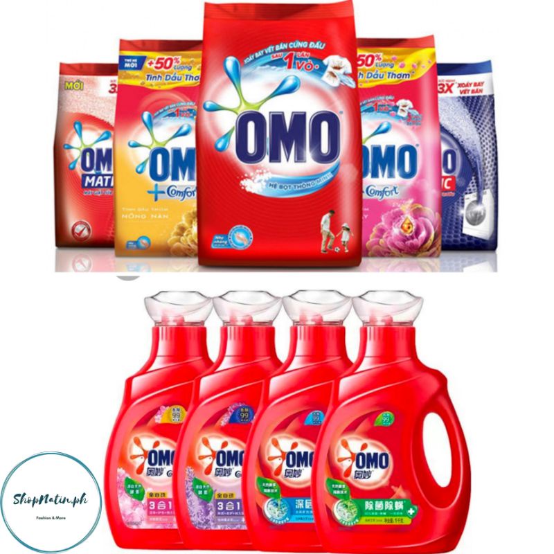 Omo Original Ultra Fast Clean Powder Liquid Detergent Washing Powder