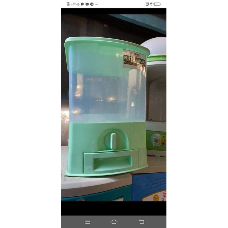 jolly rice Dispenser can fit up to 25 kg of rice Shopee Philippines