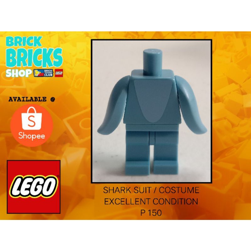 LEGO® SHARK SUIT GUY COSTUME ( AUTHENTIC ) Shopee Philippines