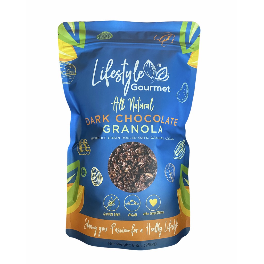 LIFESTYLE GOURMET DARK CHOCOLATE GRANOLA Shopee Philippines