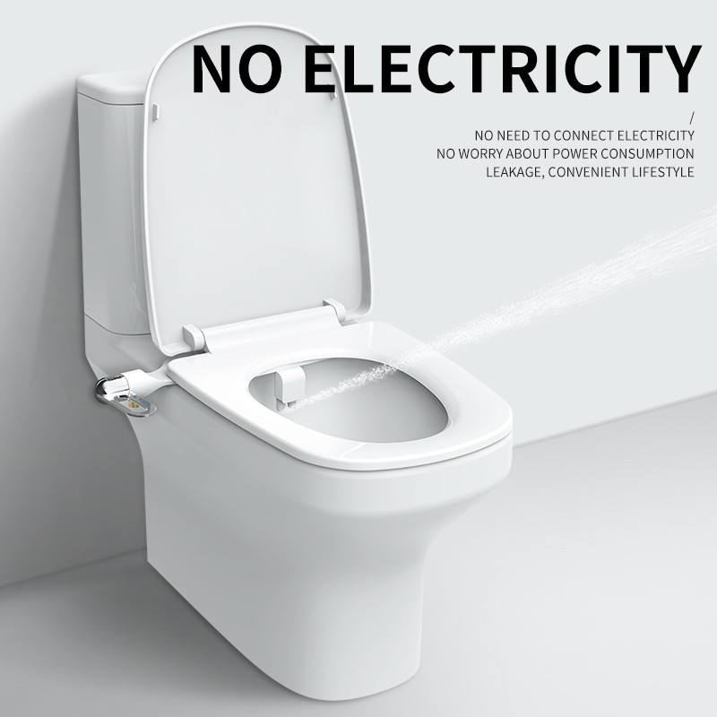 PHITO Ultrathin Non Electric Bidet Dual Nozzle Bidet Dual Nozzle