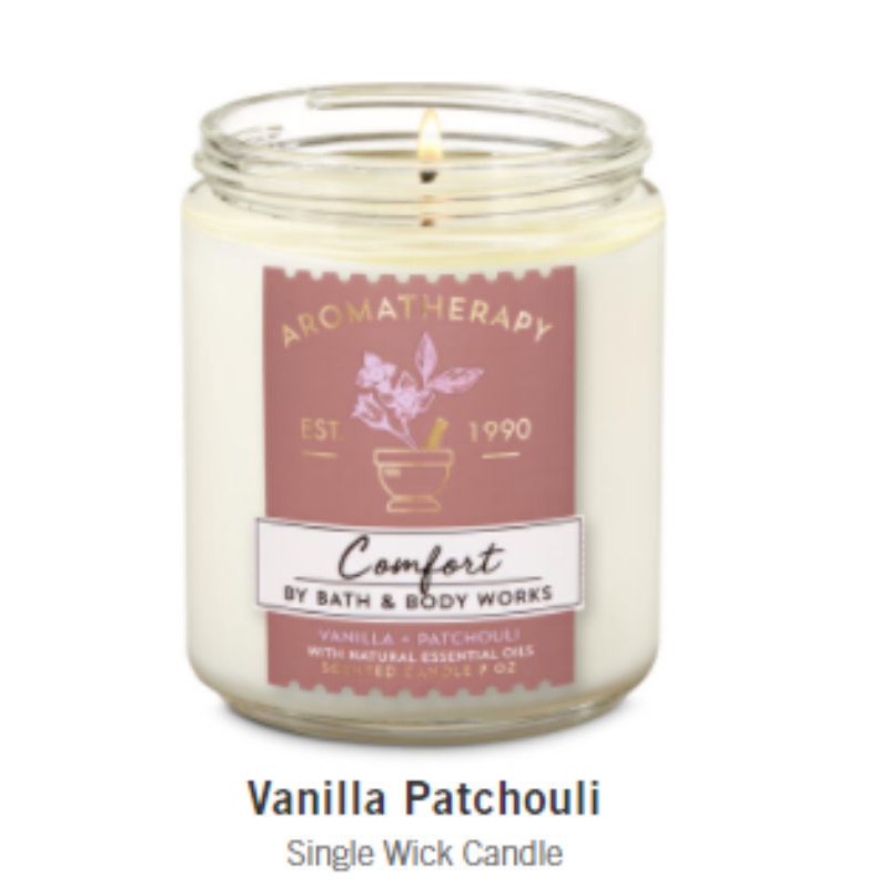 Aromatherapy Vanilla Patchouli 3Wick Candle ubicaciondepersonas.cdmx