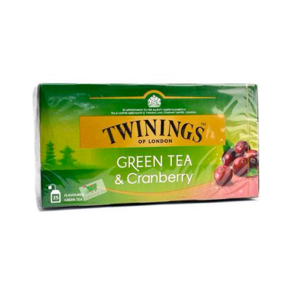 Twinings Green Tea & Cranberry 25x40g Shopee Philippines