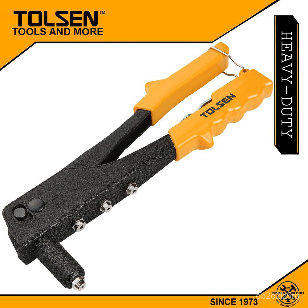 Tolsen Heavy Duty Steel Hand Riveter (10") PVC Handle 43001 Shopee