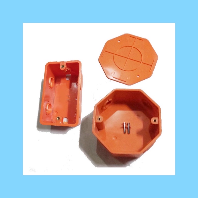 pvc orange Junction box, Utility box, Junction box cover for electrical