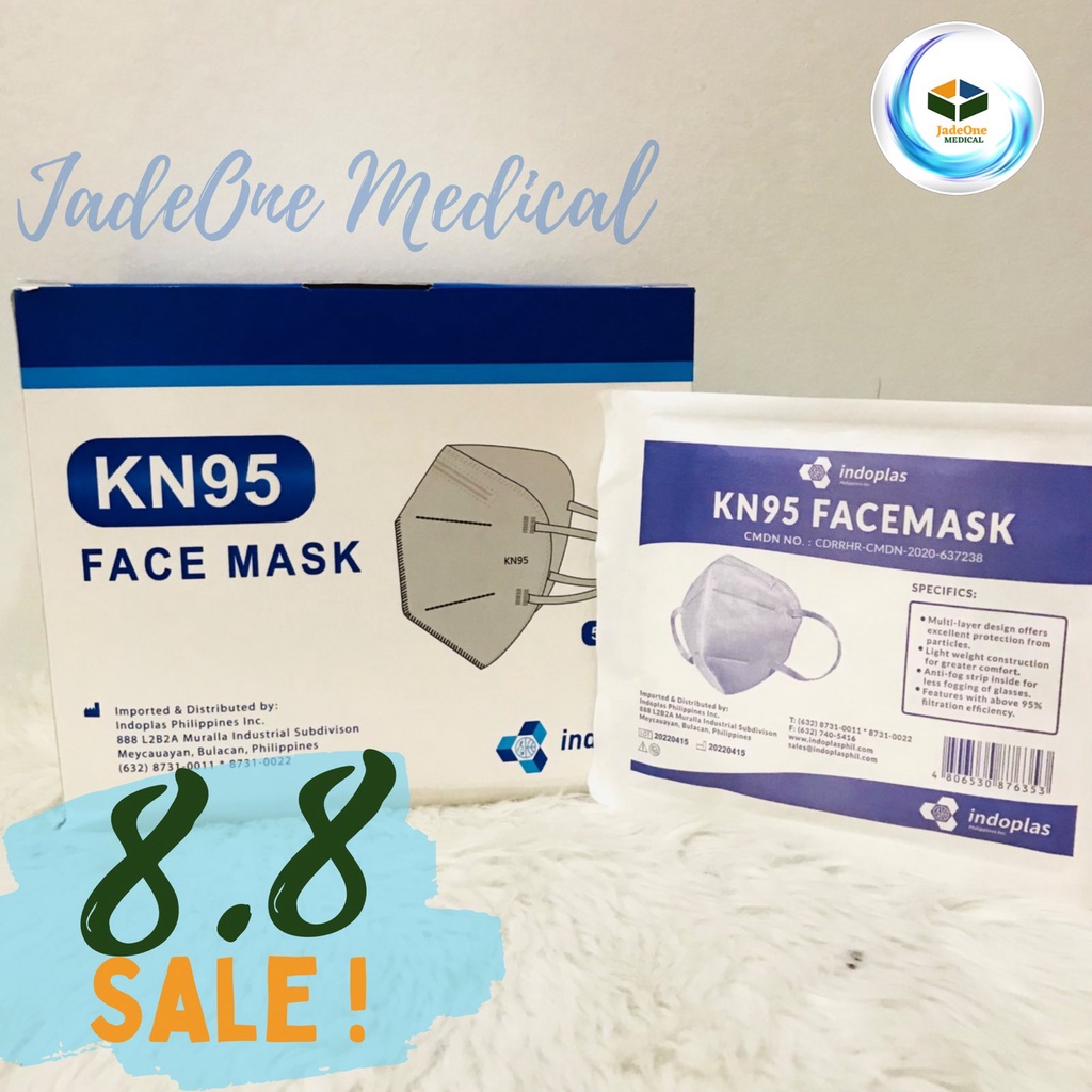 Indoplas KN95 Face Mask ( Per Box ) Shopee Philippines
