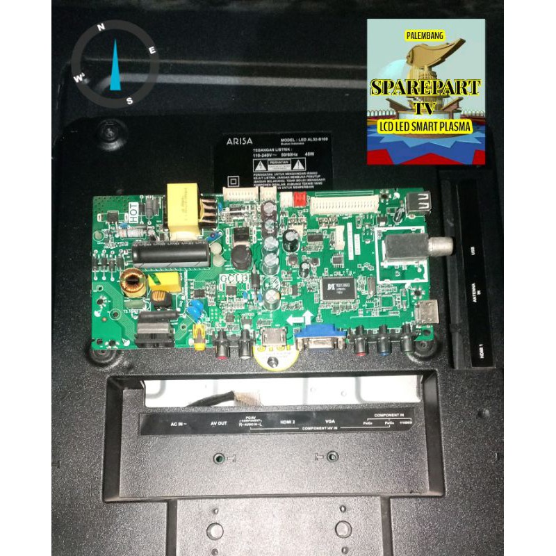 Mb Mainboard Motherboard Mobo Machine Psu Power Supply Module Led Tv