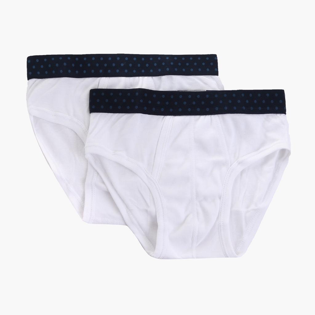 Baleno Mens 2Piece Brief Underwear Set in White Shopee Philippines