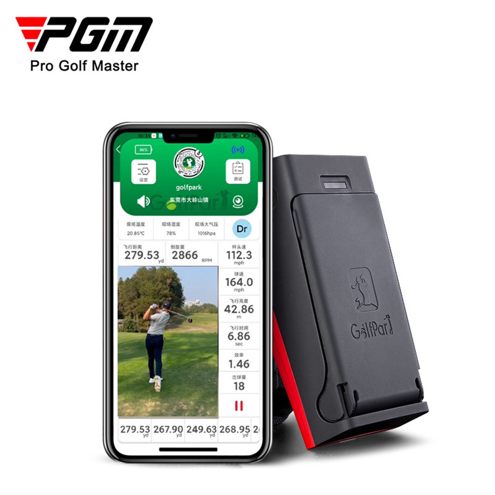 PGM GOLFPARK Golf Radar Data Analyzer Swing Smart and Easy To Carry