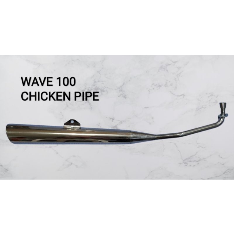 Honda Wave 100 ChickenPipe Stainless Shopee Philippines