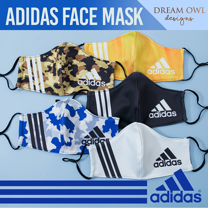ADIDAS Face Mask _ Sublimation & Washable Shopee Philippines