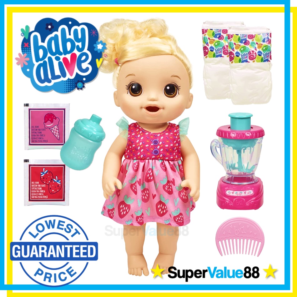 Original Baby Alive Magical Mixer Baby Doll, Eats and Drinks, With