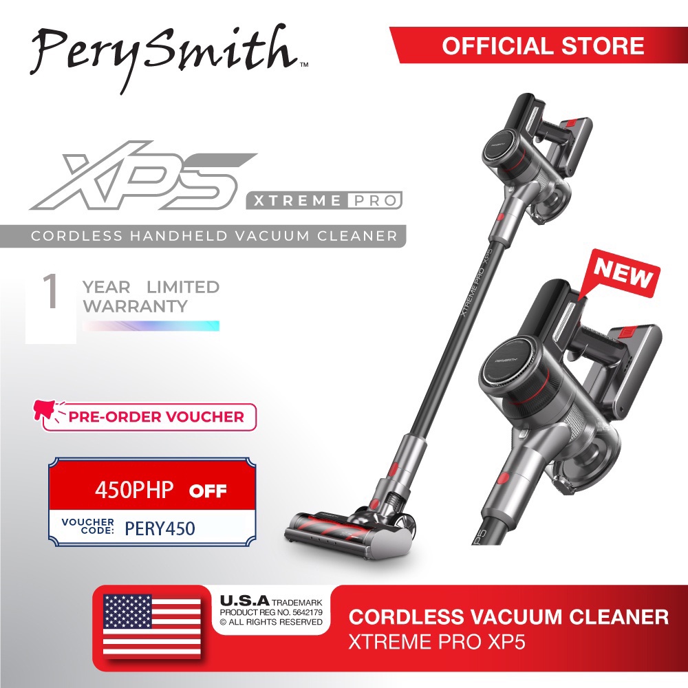 PerySmith Home handheld vacuum Cordless Cleaner floor 20000Pa XP5