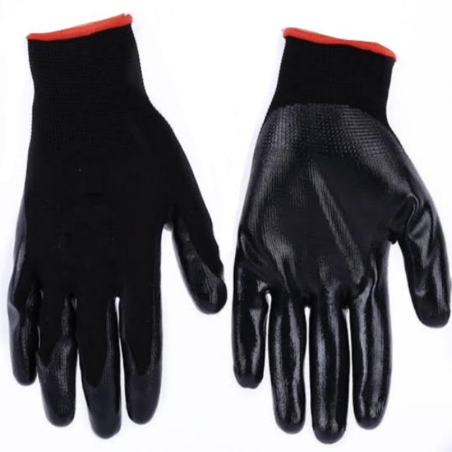 Rubber gloves black N548 (per dozen) Shopee Philippines