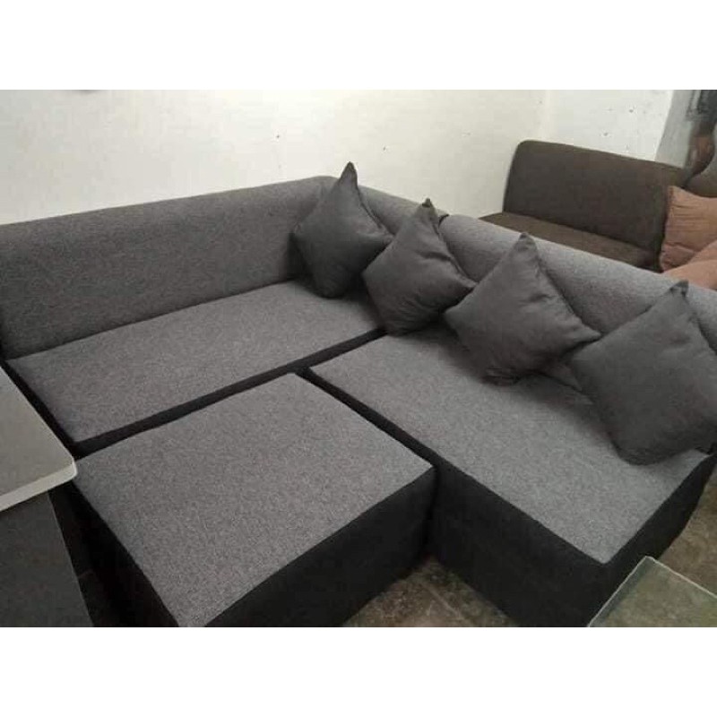 L type shape sofa/sala set Shopee Philippines
