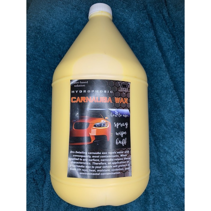 CARNAUBA WAX (CONCENTRATED) 1 GALLON Shopee Philippines
