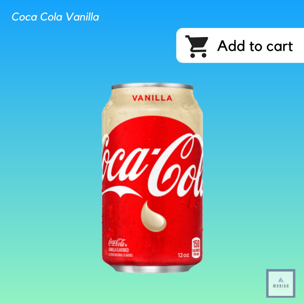 🇺🇲Coca Cola Vanilla In Cans 355ml Shopee Philippines