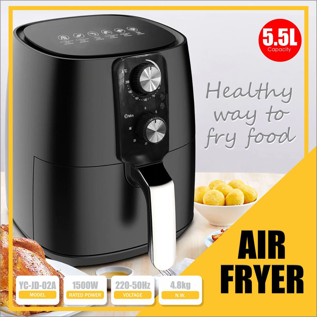 Heavy duty advance electric air fryer 4.5l / 5.5l BeeCost