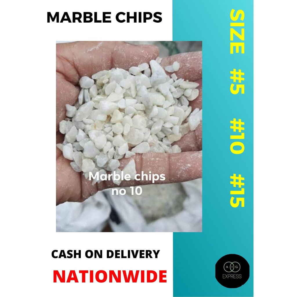 Marble chips 1kgs per pack (Decorative Landscaping) Shopee Philippines