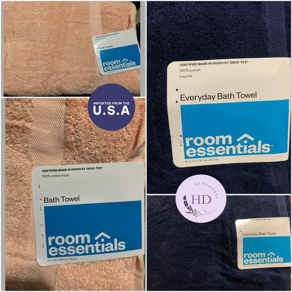 Room Essentials Bath Towels (Imported from USA) Shopee Philippines