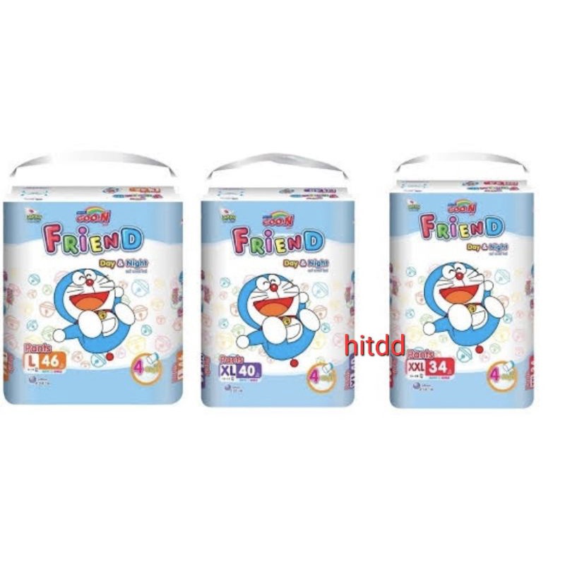 Baby diapers goon friend day & Night Goon friend size SXXL absorbs 4