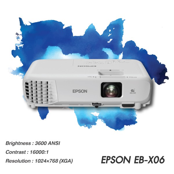 Projector Epson EBX06__ (XGA / 3600 ANSI Lumens) 2 year full year