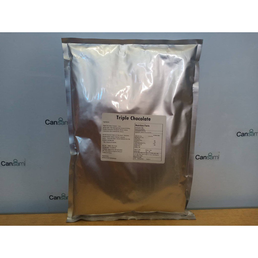 MALAYSIAN Triple Choco Powder Flavor 1 kg Powder base for milktea