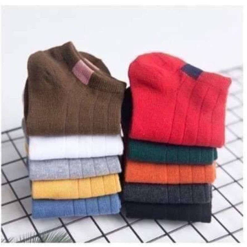 MUJI KOREAN SOCKS (5pairsAssorted colors) Shopee Philippines