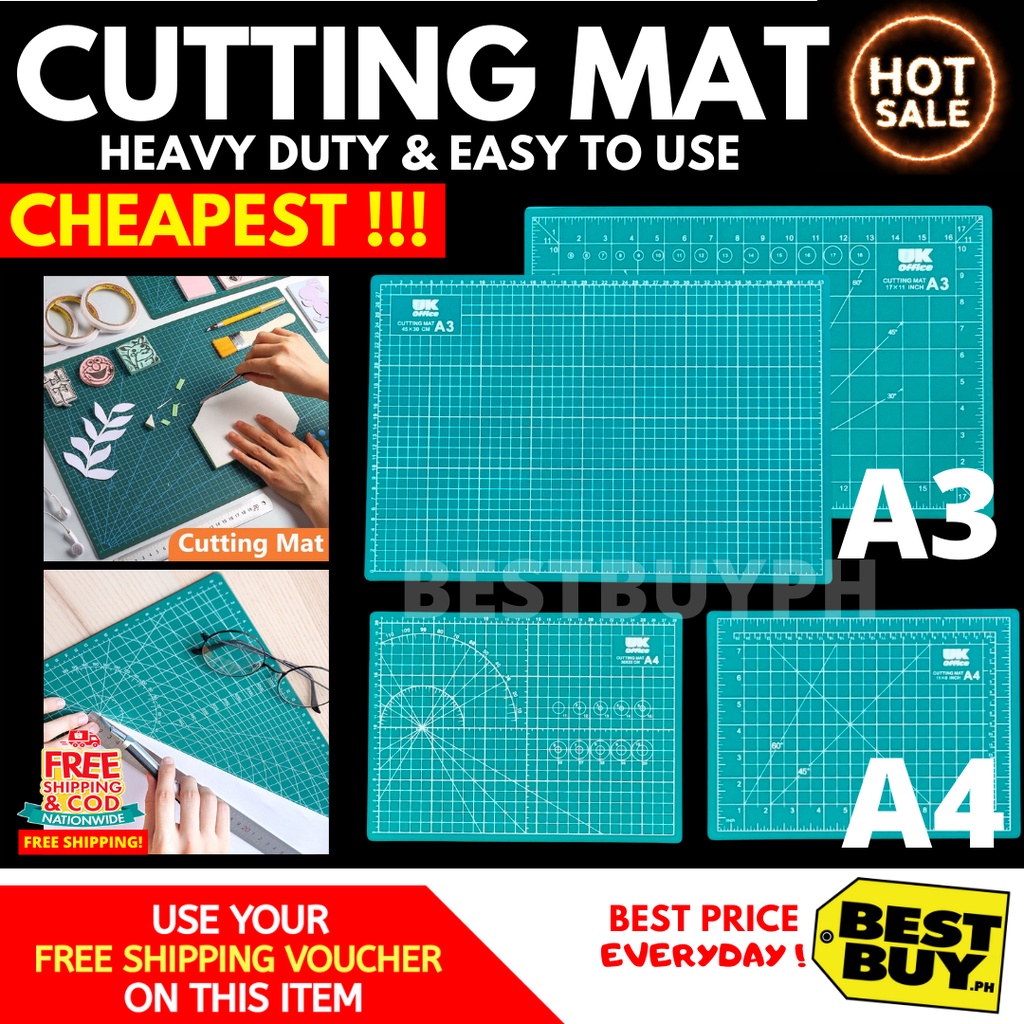 Cutting Mat PVC Self Healing A3 A4 A5 Cutting Pad Doublesided DIY Tool