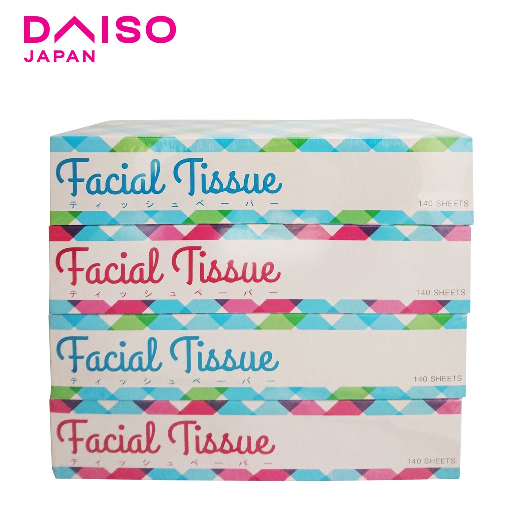 Daiso Facial Tissue 4 Boxes Shopee Philippines