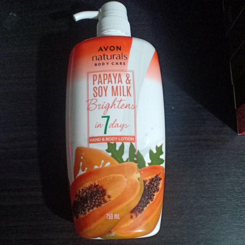Natural Papaya and Soymilk Hand and Body Lotion 750ml(jumbo) Shopee