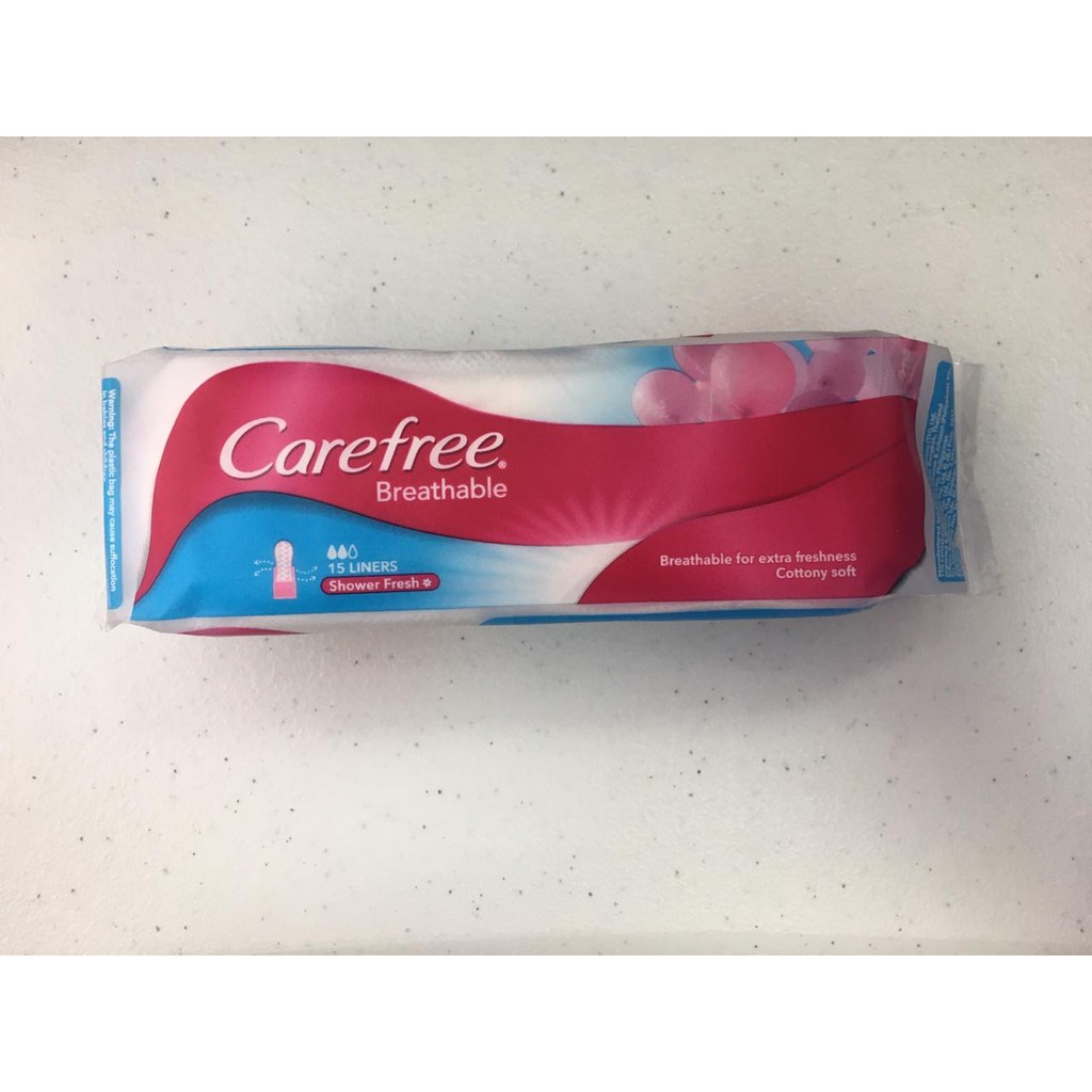 Carefree Breathable Panty Liners 15s Shopee Philippines