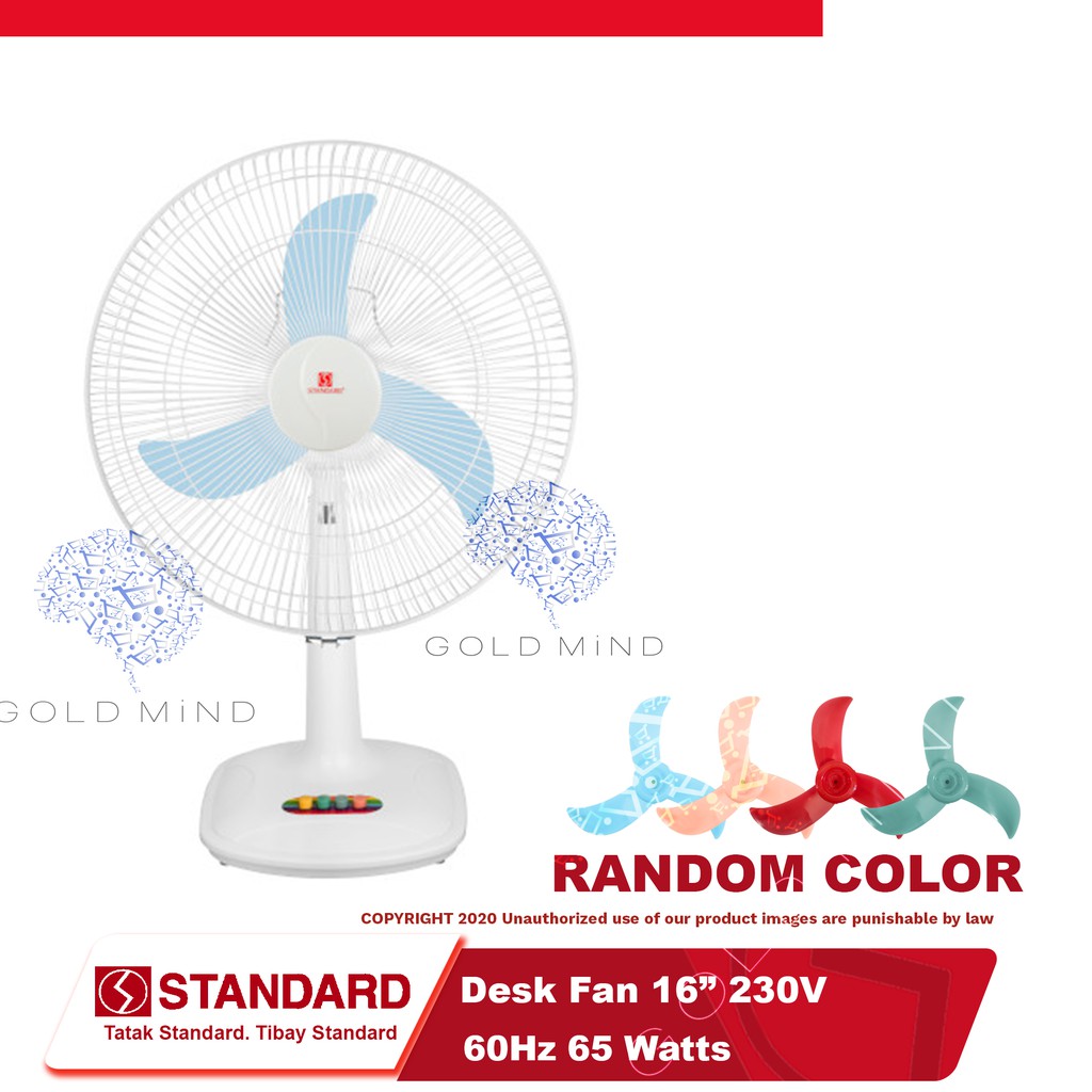 Standard Desk Electric fan 16" (random color) Shopee Philippines